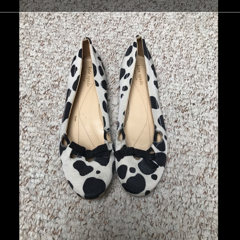 Kate Spade Ballet Flats in Snow Leopard